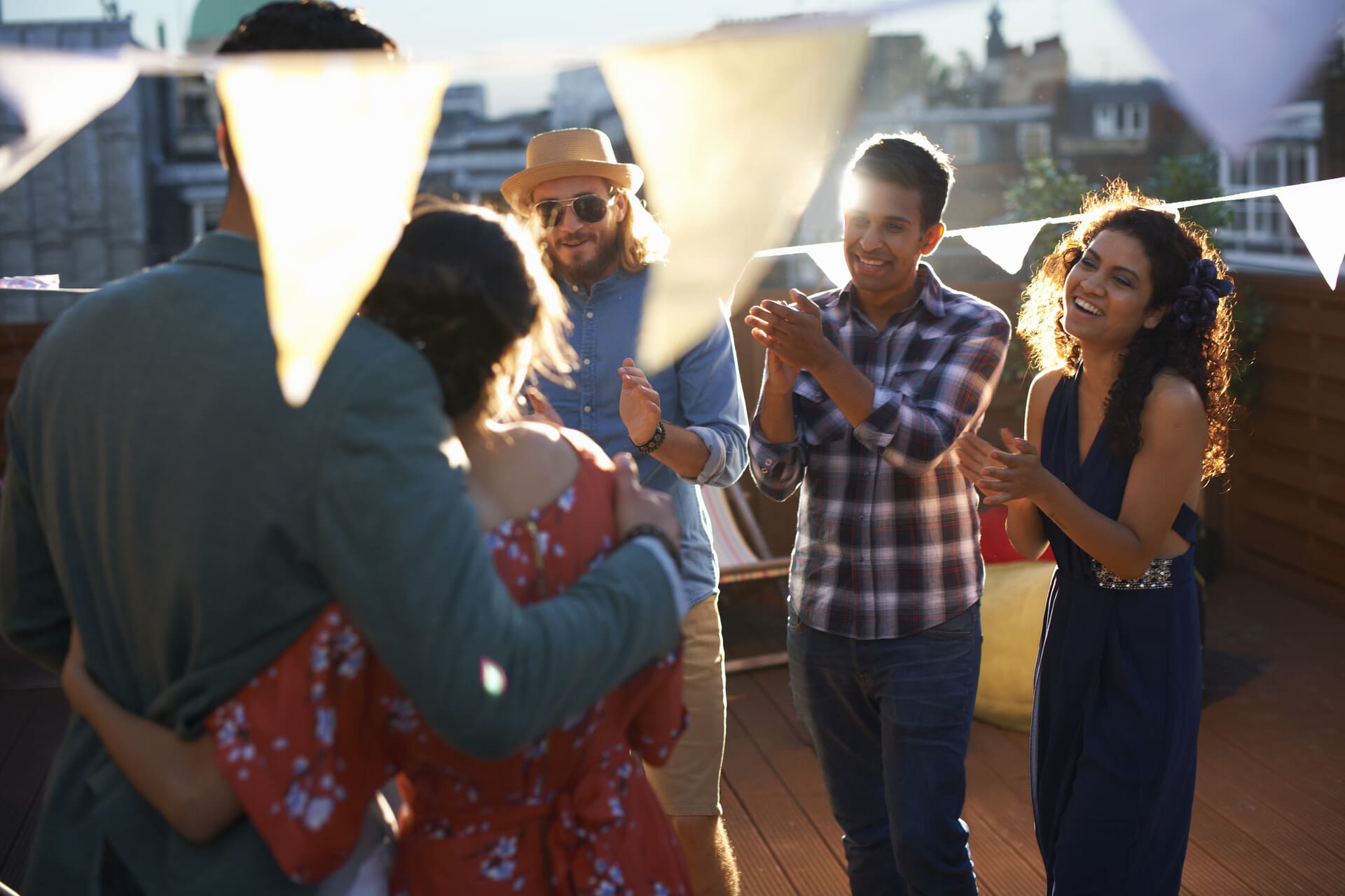 rooftop engagement party Rooftop Engagement Party Celebrate With a View in NYC